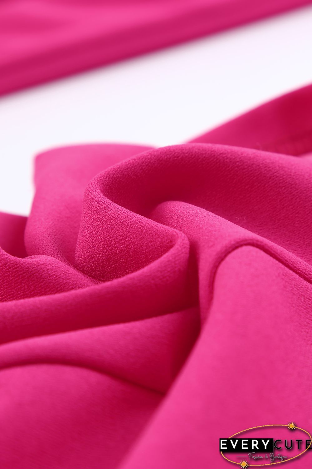 Rose Split Hem High Waist Pants