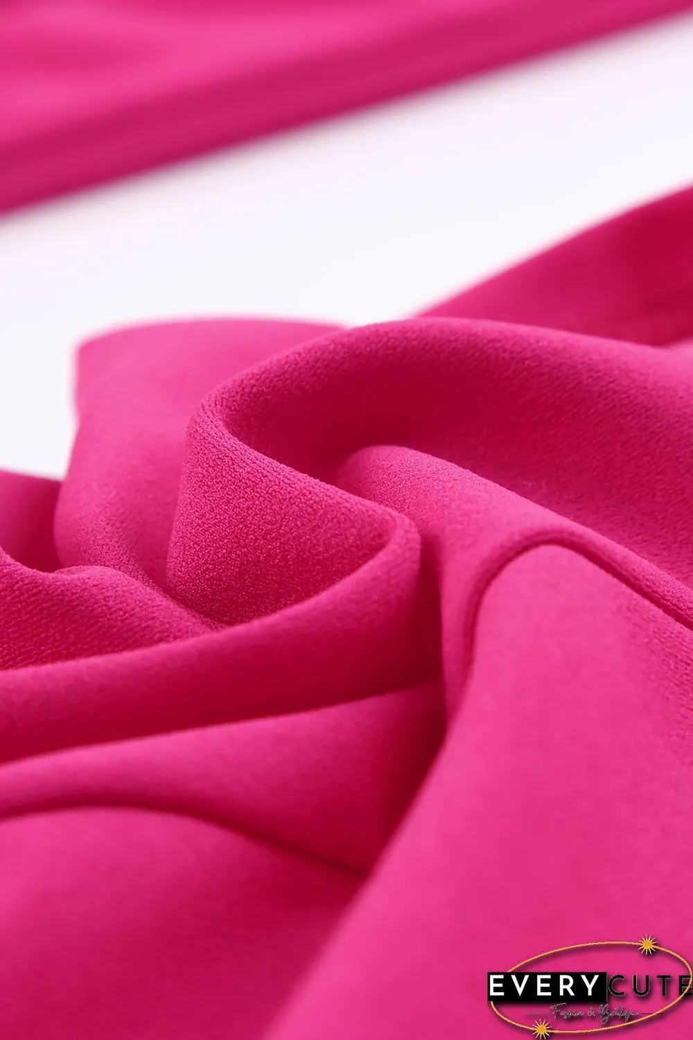 Rose Split Hem High Waist Pants