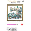 Sewing Machine DIY Special Shape Double sided Print Clear Diamond Art Kit Wooden Framed Diamond Painting Kit(22x22cm)