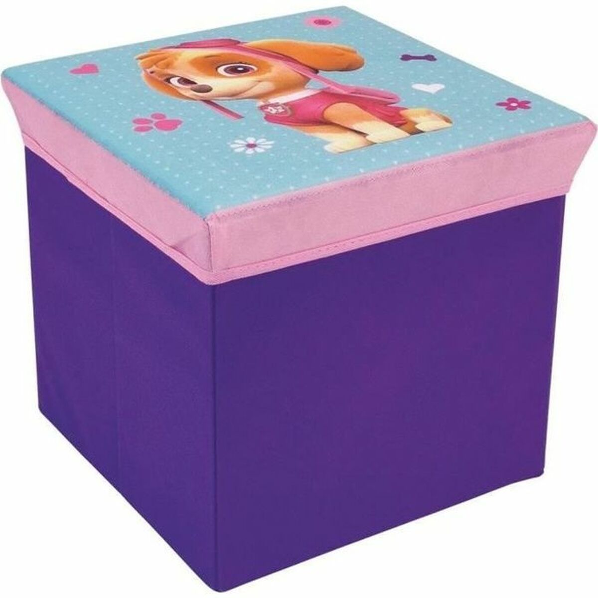 Stool with storage Fun House