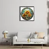 Flower Glass Painting-Full Round Diamond Painting 30*30CM