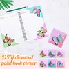 6pcs DIY Rhinestones Mosaic Diamond Painting Corner Bookmark Kit