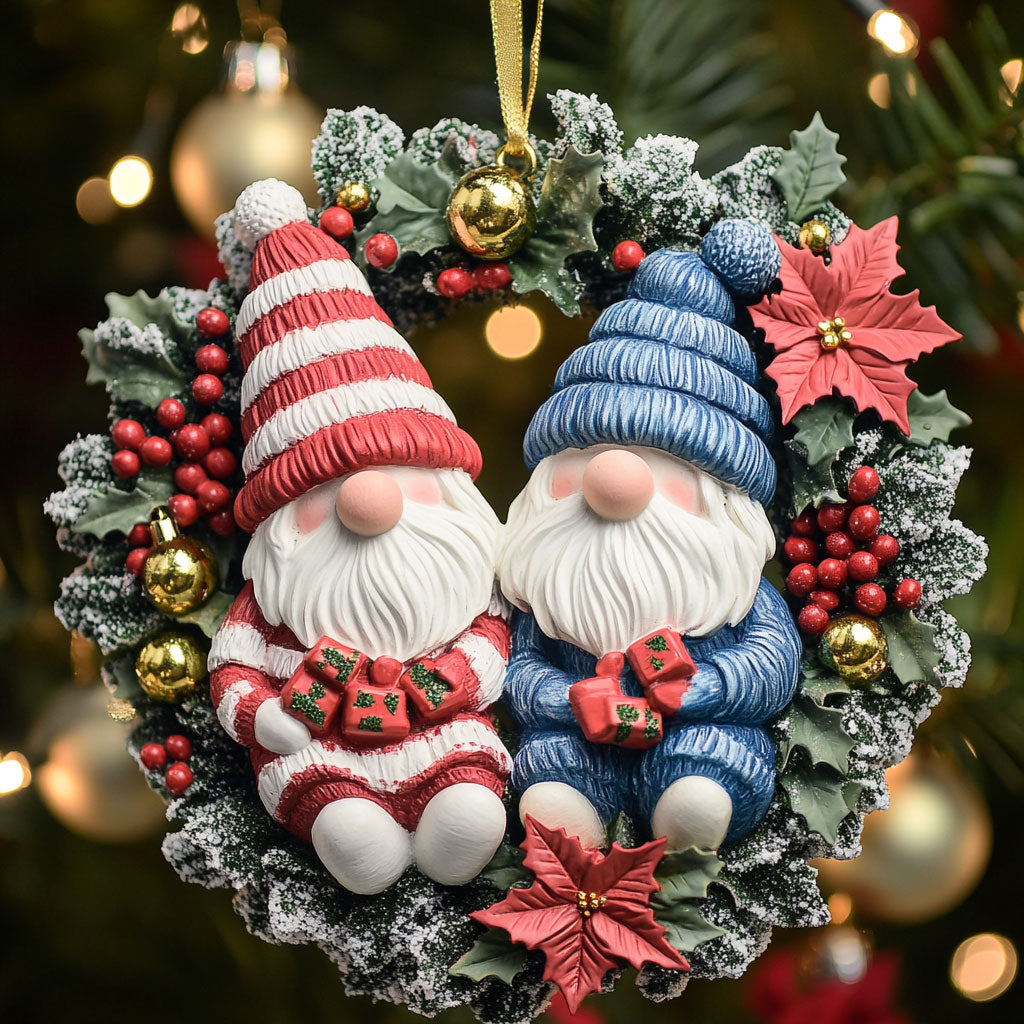 Twinkle Gnomes CP1510090CL Christmas Ornament