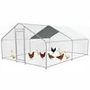 [US Local Warehouse] 9.84x13.12x6.56FT Large Chicken Coop Spire Shaped Walk-in Poultry Cage for Yard