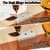 Door Hinge Jig Hinge Mortiser Hinge Router Template for 3in to 5in Hinge(Orange)