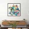 Sea Turtle - 11CT Stamped Cross Stitch 40*40cm/15.75*15.75in