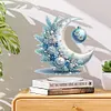 (US Local)Acrylic Special Shaped Double Sided Effect Christmas Theme Desktop Diamond Art Kit