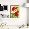 >SALE<Drawing Kit 5D Diamond Painting Full Square Drill (DF1011 Red White Flower)