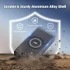 JJC Memory Card Reader 3 in 1 Portable Travel UHS-II SD MicroSD Card Case Holder Type-C USB 3.1 Data Cable External Card Reader Adapter with USB C to USB Lighting OTG Adapter Converter