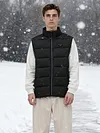 15 Heating Zones Electric Heated Vest with Light USB Thermal Waistcoat Clothes