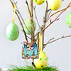 Easter Alphabet Double Sided - 5D DIY Craft Keychain