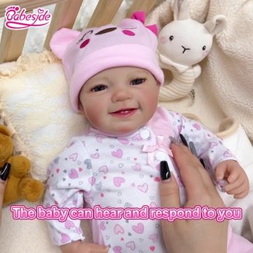 Babeside Smiling Reborn Baby Leen 20'' Little Infant Girl Best Gift for Kids