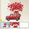 Valentine Day 2D Flat DIY Diamond Art Pendant Diamond Painting Set (Love Car)