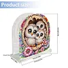 Acrylic Napkin Holder Diamond Painting Kit for Home Table Decoration (Owl)