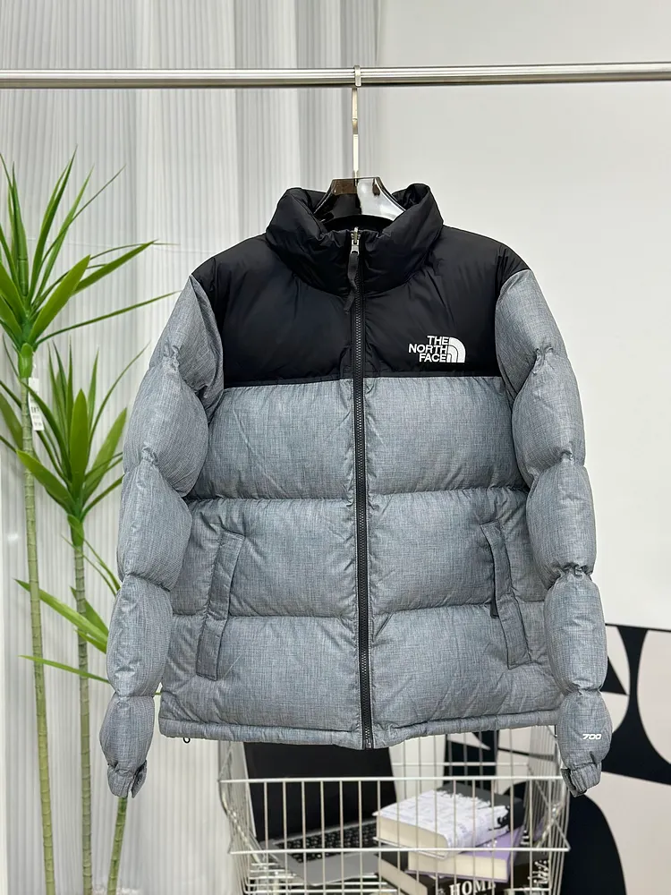 1996 The North Face Heather Grey Down Jacket #Men's
