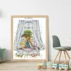 4 Season Window-Summer-14CT Stamped Cross Stitch Kit(29x36cm)