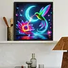 Luminous Hummingbirds-Full Round Diamond Painting