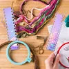2Pcs-30 Holes Embroidery Floss Organizer Cross Stitch Thread Holder Line Storage Boards