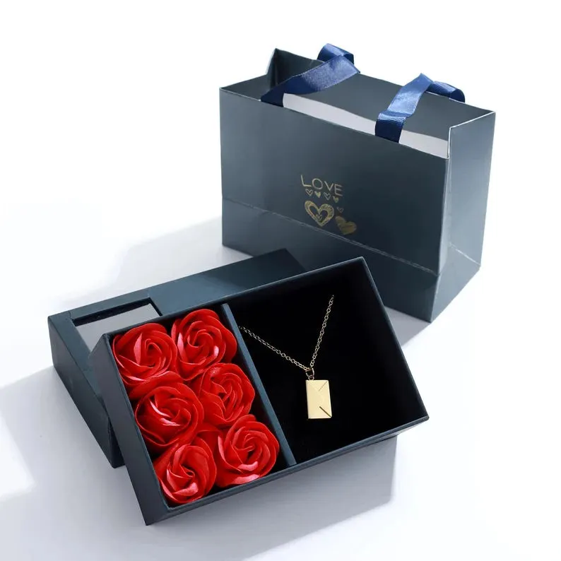 Envelope Necklace With Secret Message