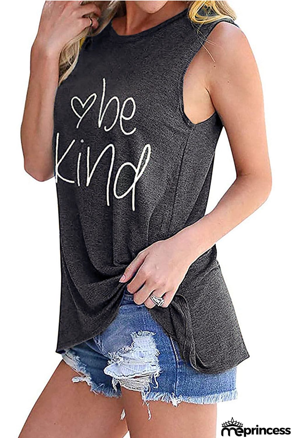 Be Kind Wine Tank Top