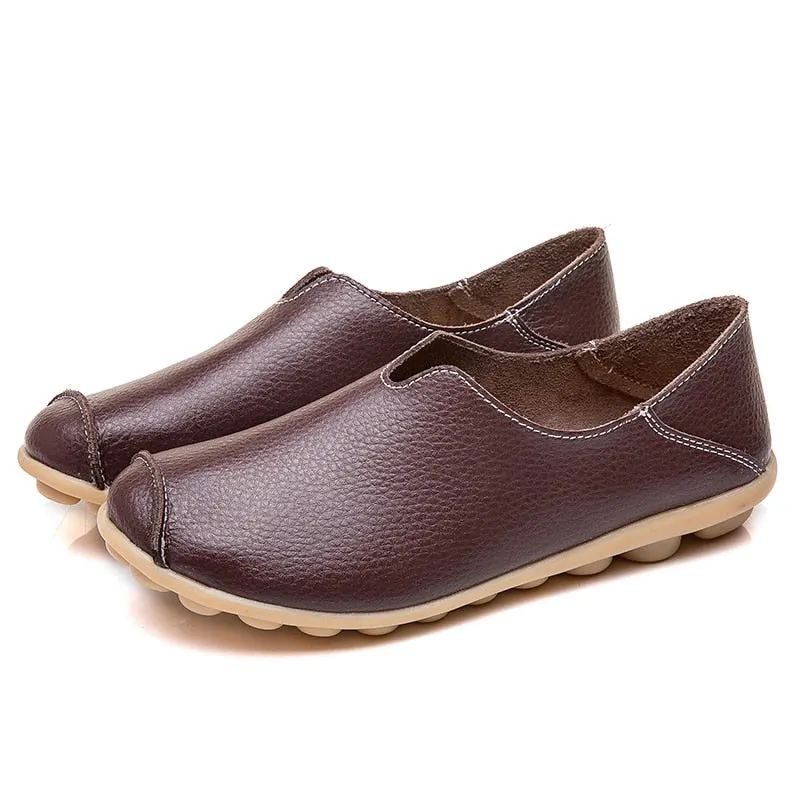 Women Fashion Elegant Ladies Flat Single Shoes 2021 Casual Loafers Female Lazy Shoes Comfort Low Heel Slip On Shoes Walking Lady