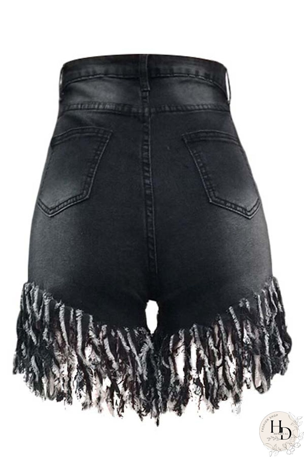Blue Polyester Fashion Casual tassel Plus Size