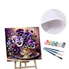 (US Local)Paint By Numbers Kit On Canvas DIY Oil Art Phalaenopsis Picture Decor40x40cm
