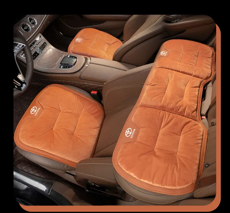 Car special flannel cushion set