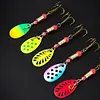 10pcs Boxed Metal Spoon Spinner Fishing Lure Fishing Wobblers Artificial Bait(A)