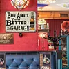 Beer Always Tastes Better In The Garage - Vintage Metal Signs - 20*30cm/30*40cm - Warning