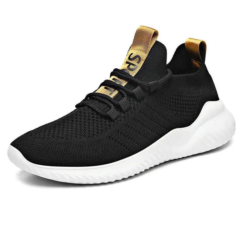 Mesh Men Casual Shoes Breathable Summer Mens Sneakers Trend Lightweight Black Walking Big Size Man Tenis Shoe Zapatillas Hombre