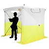 [US Local Warehouse] Pop Up Work Tent Waterproof Shade Canopy Tent 70.86x70.86x78.74in UV Resistant Emergency Shelter with Carrying Bag for Construction Site Outdoor Workshop Warehouse