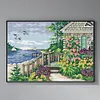 Waterfront Villa-14CT Stamped Cross Stitch 38*27cm/14.96*10.63in