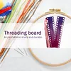 Acrylic Row Line Board 30 Holes Yarn Organizer Craft Storage Holder Art Accessory