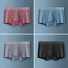 Men's Seamless Modal Boxer Briefs With Organic Latex Support Cup