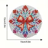 4 PCS Christmas Diamond Painting Placemat Kit for Home Kitchen Parties & Camping