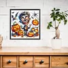Diamond Painting-DIY Full Round Drill Halloween Horror Nights(40*40M)