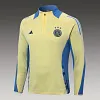 2024/2025 Ajax Half-Pull Training Suit Yellow Football Shirt 1:1 Thai Quality Set love fball