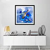 2 Birds in Flowers-Full Square Diamond Painting