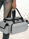 Portable Nebulizer Storage Bag Large Capacity Anti-Scratch Atomizer Organizer Waterproof Wear Resist Nebulizer Carrier Bag for CPAP Machine and Accessories