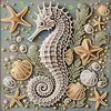 Diamond Painting-DIY Crystal Rhinestone Seahorse