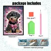 (US Local)Puppy Special Shaped A5 5D DIY Diamond Art Painting Notebook Kit for Friends