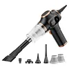 4500Pa Portable Car Vacuum LCD Handheld Vacuums Cleaner Home Cleaning Machine