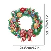 DIY Christmas Wreath Art Acylic Crystal Rhinestone Hanging Craft Kits