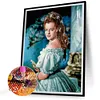 (US Local)Princess 5D DIY Full Round Drill Big Size Diamond Painting Kit Home Decor 40x50cm