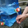 5L Water Container No Leakage Portable Camping Water Jug with Spigot Water Tank