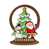 >SALE<Wooden Christmas Table Top Diamond Painting Ornament Kits Xmas Home Decor (F)