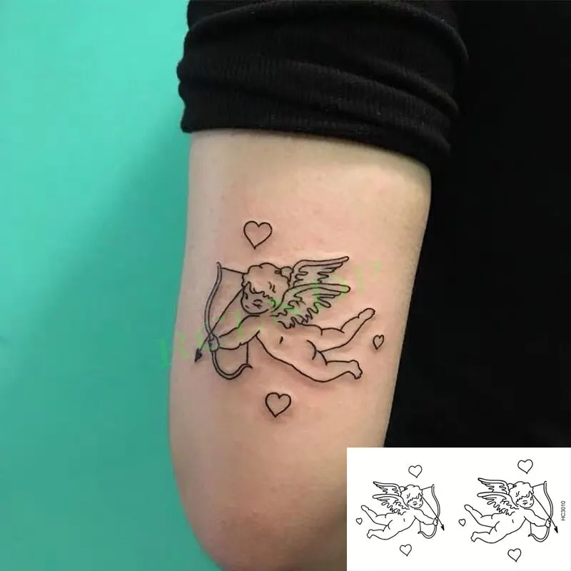 Waterproof Temporary Tattoo Sticker Cute Colorful Cartoon Bear Flash Tatoo Fake Tatto Body Art for Woman Men