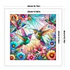 Flowers Hummingbird-11CT Stamped Cross Stitch 40*40cm