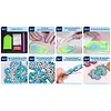 3pcs DIY Full Drill Diamond Painting Hairpin Butterfly Flower Girl Headwear Kit